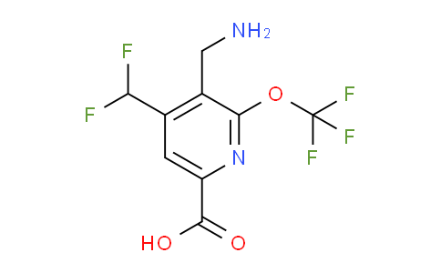 AM143248 | 1804712-99-9 | 3-(Aminomethyl)-4-(difluoromethyl)-2-(trifluoromethoxy)pyridine-6-carboxylic acid