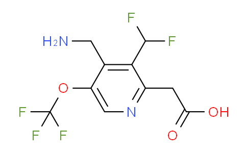 AM143249 | 1805028-52-7 | 4-(Aminomethyl)-3-(difluoromethyl)-5-(trifluoromethoxy)pyridine-2-acetic acid