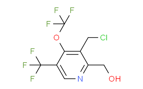 AM143255 | 1805180-31-7 | 3-(Chloromethyl)-4-(trifluoromethoxy)-5-(trifluoromethyl)pyridine-2-methanol