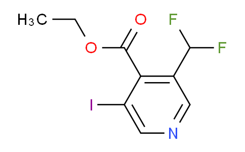 AM143258 | 1805320-49-3 | Ethyl 3-(difluoromethyl)-5-iodopyridine-4-carboxylate