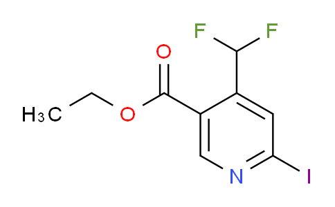 AM143260 | 1805327-55-2 | Ethyl 4-(difluoromethyl)-2-iodopyridine-5-carboxylate