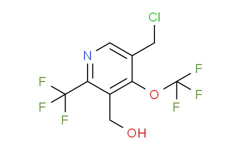5-(Chloromethyl)-4-(trifluoromethoxy)-2-(trifluoromethyl)pyridine-3-methanol