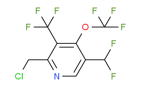 2-(Chloromethyl)-5-(difluoromethyl)-4-(trifluoromethoxy)-3-(trifluoromethyl)pyridine