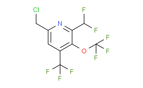6-(Chloromethyl)-2-(difluoromethyl)-3-(trifluoromethoxy)-4-(trifluoromethyl)pyridine