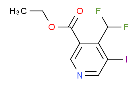 Ethyl 4-(difluoromethyl)-3-iodopyridine-5-carboxylate