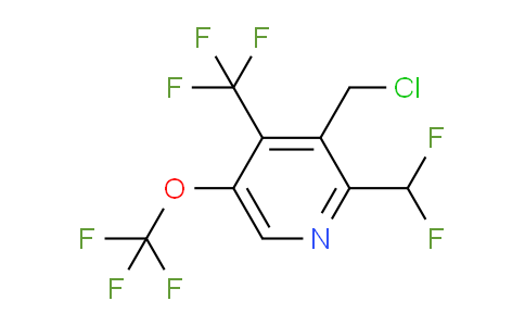 3-(Chloromethyl)-2-(difluoromethyl)-5-(trifluoromethoxy)-4-(trifluoromethyl)pyridine