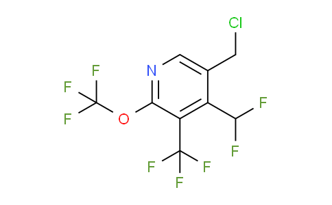 AM143273 | 1805941-69-8 | 5-(Chloromethyl)-4-(difluoromethyl)-2-(trifluoromethoxy)-3-(trifluoromethyl)pyridine
