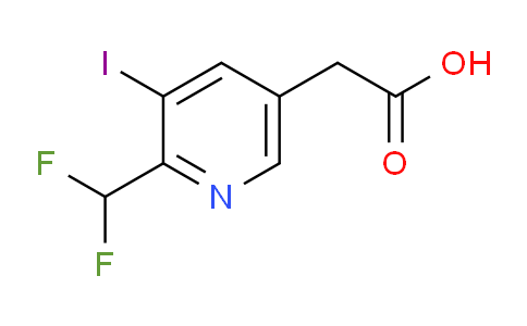 AM143274 | 1806050-39-4 | 2-(Difluoromethyl)-3-iodopyridine-5-acetic acid