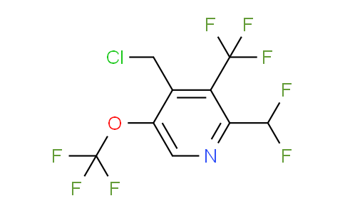 AM143281 | 1805243-78-0 | 4-(Chloromethyl)-2-(difluoromethyl)-5-(trifluoromethoxy)-3-(trifluoromethyl)pyridine