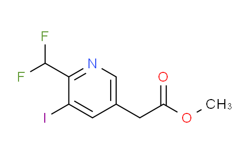 AM143297 | 1803689-48-6 | Methyl 2-(difluoromethyl)-3-iodopyridine-5-acetate