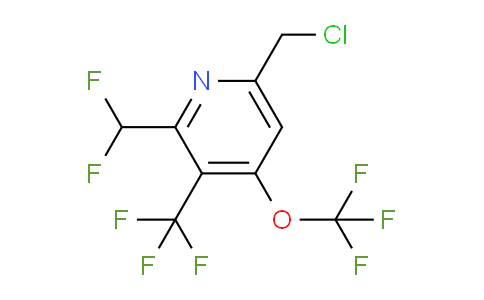 AM143300 | 1804363-50-5 | 6-(Chloromethyl)-2-(difluoromethyl)-4-(trifluoromethoxy)-3-(trifluoromethyl)pyridine