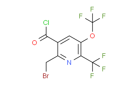 AM143308 | 1805176-03-7 | 2-(Bromomethyl)-5-(trifluoromethoxy)-6-(trifluoromethyl)pyridine-3-carbonyl chloride