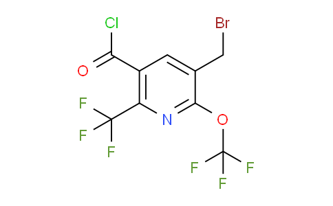 AM143314 | 1803992-62-2 | 3-(Bromomethyl)-2-(trifluoromethoxy)-6-(trifluoromethyl)pyridine-5-carbonyl chloride