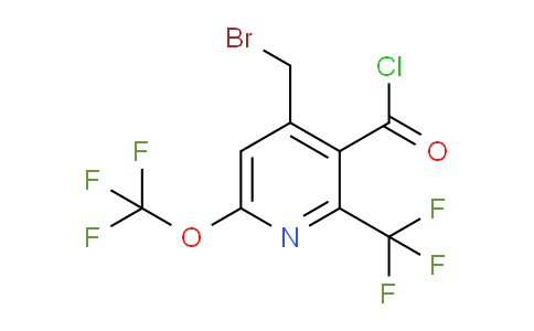 AM143327 | 1804879-49-9 | 4-(Bromomethyl)-6-(trifluoromethoxy)-2-(trifluoromethyl)pyridine-3-carbonyl chloride