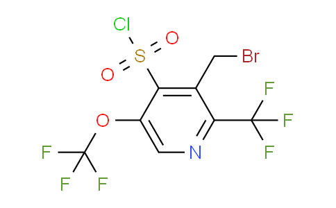 AM143336 | 1804678-59-8 | 3-(Bromomethyl)-5-(trifluoromethoxy)-2-(trifluoromethyl)pyridine-4-sulfonyl chloride