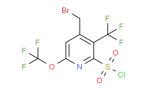 AM143342 | 1805027-01-3 | 4-(Bromomethyl)-6-(trifluoromethoxy)-3-(trifluoromethyl)pyridine-2-sulfonyl chloride
