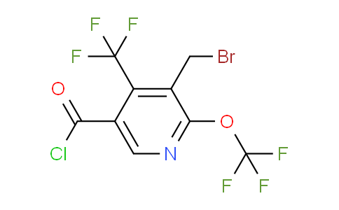 AM143345 | 1803992-48-4 | 3-(Bromomethyl)-2-(trifluoromethoxy)-4-(trifluoromethyl)pyridine-5-carbonyl chloride