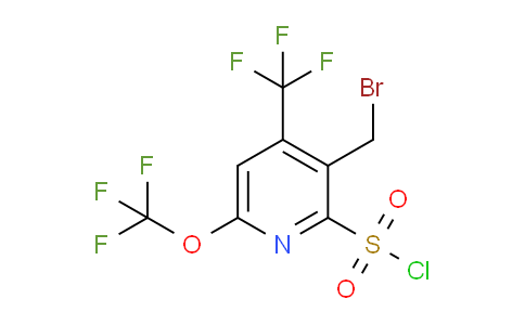 AM143348 | 1805310-46-6 | 3-(Bromomethyl)-6-(trifluoromethoxy)-4-(trifluoromethyl)pyridine-2-sulfonyl chloride