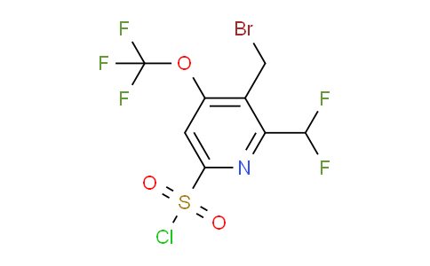 AM143355 | 1804755-93-8 | 3-(Bromomethyl)-2-(difluoromethyl)-4-(trifluoromethoxy)pyridine-6-sulfonyl chloride