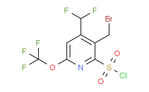 AM143360 | 1806773-66-9 | 3-(Bromomethyl)-4-(difluoromethyl)-6-(trifluoromethoxy)pyridine-2-sulfonyl chloride
