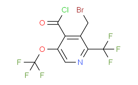 AM143361 | 1805940-52-6 | 3-(Bromomethyl)-5-(trifluoromethoxy)-2-(trifluoromethyl)pyridine-4-carbonyl chloride