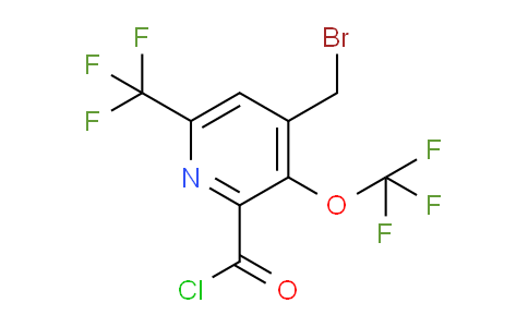 AM143370 | 1805940-60-6 | 4-(Bromomethyl)-3-(trifluoromethoxy)-6-(trifluoromethyl)pyridine-2-carbonyl chloride