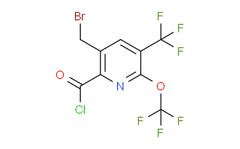 AM143372 | 1805309-35-6 | 5-(Bromomethyl)-2-(trifluoromethoxy)-3-(trifluoromethyl)pyridine-6-carbonyl chloride