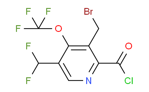 AM143378 | 1805308-53-5 | 3-(Bromomethyl)-5-(difluoromethyl)-4-(trifluoromethoxy)pyridine-2-carbonyl chloride