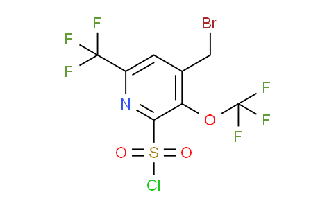 4-(Bromomethyl)-3-(trifluoromethoxy)-6-(trifluoromethyl)pyridine-2-sulfonyl chloride