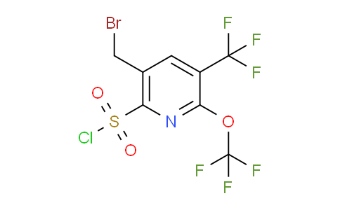 5-(Bromomethyl)-2-(trifluoromethoxy)-3-(trifluoromethyl)pyridine-6-sulfonyl chloride