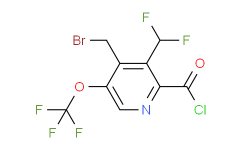 AM143395 | 1805146-69-3 | 4-(Bromomethyl)-3-(difluoromethyl)-5-(trifluoromethoxy)pyridine-2-carbonyl chloride
