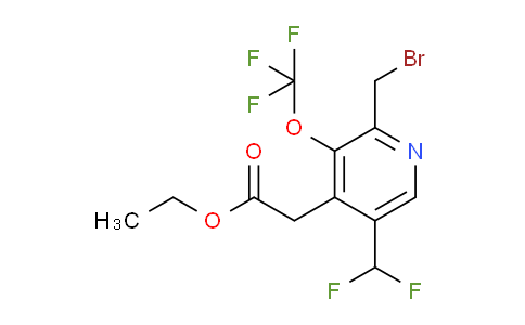 AM143411 | 1806762-64-0 | Ethyl 2-(bromomethyl)-5-(difluoromethyl)-3-(trifluoromethoxy)pyridine-4-acetate