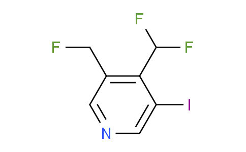 4-(Difluoromethyl)-3-(fluoromethyl)-5-iodopyridine