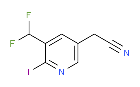 AM143424 | 1805319-53-2 | 3-(Difluoromethyl)-2-iodopyridine-5-acetonitrile