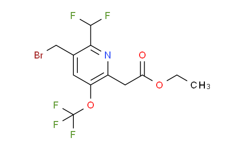 AM143425 | 1805229-06-4 | Ethyl 3-(bromomethyl)-2-(difluoromethyl)-5-(trifluoromethoxy)pyridine-6-acetate