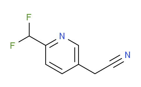 2-(Difluoromethyl)pyridine-5-acetonitrile
