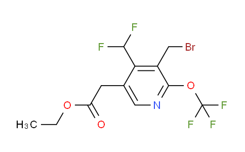 AM143427 | 1804754-47-9 | Ethyl 3-(bromomethyl)-4-(difluoromethyl)-2-(trifluoromethoxy)pyridine-5-acetate