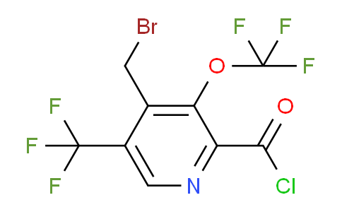 AM143428 | 1804879-59-1 | 4-(Bromomethyl)-3-(trifluoromethoxy)-5-(trifluoromethyl)pyridine-2-carbonyl chloride