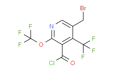 5-(Bromomethyl)-2-(trifluoromethoxy)-4-(trifluoromethyl)pyridine-3-carbonyl chloride