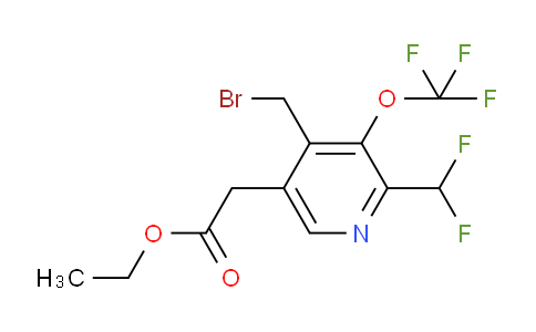 AM143437 | 1805025-44-8 | Ethyl 4-(bromomethyl)-2-(difluoromethyl)-3-(trifluoromethoxy)pyridine-5-acetate