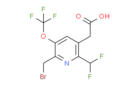 AM143441 | 1805310-51-3 | 2-(Bromomethyl)-6-(difluoromethyl)-3-(trifluoromethoxy)pyridine-5-acetic acid
