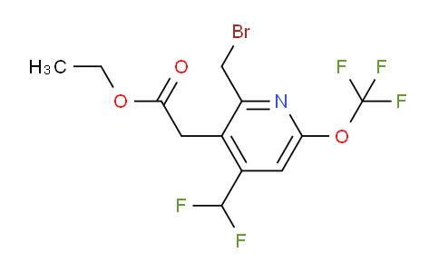 AM143443 | 1804669-48-4 | Ethyl 2-(bromomethyl)-4-(difluoromethyl)-6-(trifluoromethoxy)pyridine-3-acetate