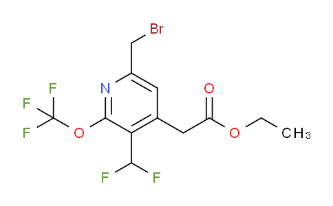 AM143449 | 1804669-55-3 | Ethyl 6-(bromomethyl)-3-(difluoromethyl)-2-(trifluoromethoxy)pyridine-4-acetate