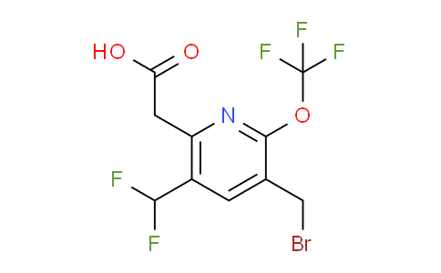 AM143452 | 1805236-29-6 | 3-(Bromomethyl)-5-(difluoromethyl)-2-(trifluoromethoxy)pyridine-6-acetic acid