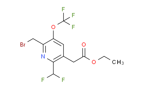AM143457 | 1806761-70-5 | Ethyl 2-(bromomethyl)-6-(difluoromethyl)-3-(trifluoromethoxy)pyridine-5-acetate