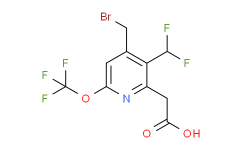 AM143462 | 1805174-12-2 | 4-(Bromomethyl)-3-(difluoromethyl)-6-(trifluoromethoxy)pyridine-2-acetic acid