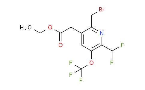 AM143464 | 1805229-02-0 | Ethyl 2-(bromomethyl)-6-(difluoromethyl)-5-(trifluoromethoxy)pyridine-3-acetate