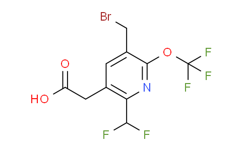 AM143465 | 1805306-22-2 | 3-(Bromomethyl)-6-(difluoromethyl)-2-(trifluoromethoxy)pyridine-5-acetic acid