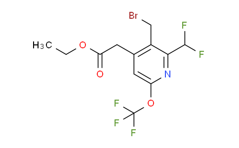 AM143466 | 1806761-95-4 | Ethyl 3-(bromomethyl)-2-(difluoromethyl)-6-(trifluoromethoxy)pyridine-4-acetate