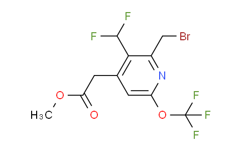 AM143470 | 1805310-89-7 | Methyl 2-(bromomethyl)-3-(difluoromethyl)-6-(trifluoromethoxy)pyridine-4-acetate